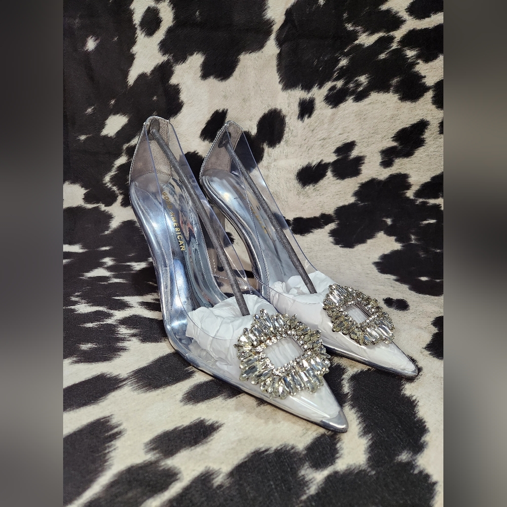 Good American Cinder-F**king-Rella Pump